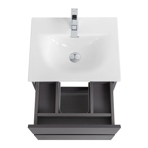 BelBagno Тумба с раковиной Kraft 39-50 подвесная Темно-Серый матовый с раковиной BB-8099-3-50 – картинка-9